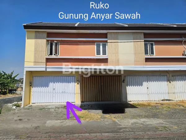 RUKO STRATEGIS RAYA GUNUNG ANYAR SAWAH