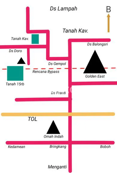 image TANAH KAVLING DEKAT DENGAN TOL MANYAR - MOJOKERTO (2)