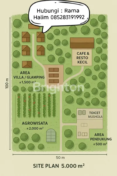 TANAH SHM 5.051M² DI CIWIDEY, STRATEGIS