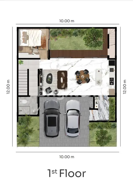image RUMAH BARU HUNIAN HIJAU TIPE VINEA DI LYNN PARC 2 BERLOKASI DI PUSAT KOTA BANDUNG (2)