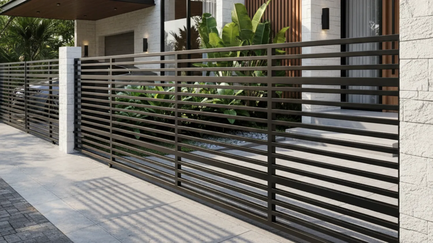 model pagar besi hollow terbaru panduan desain 4 tren model pagar