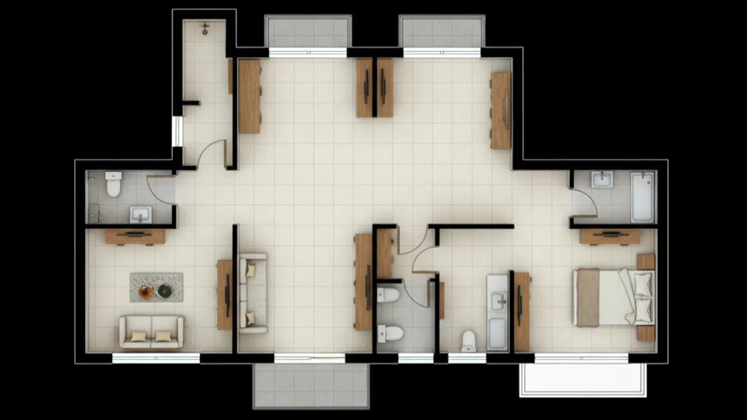 denah rumah 2 kamar panduan desain investasi 22 konsistensi desain