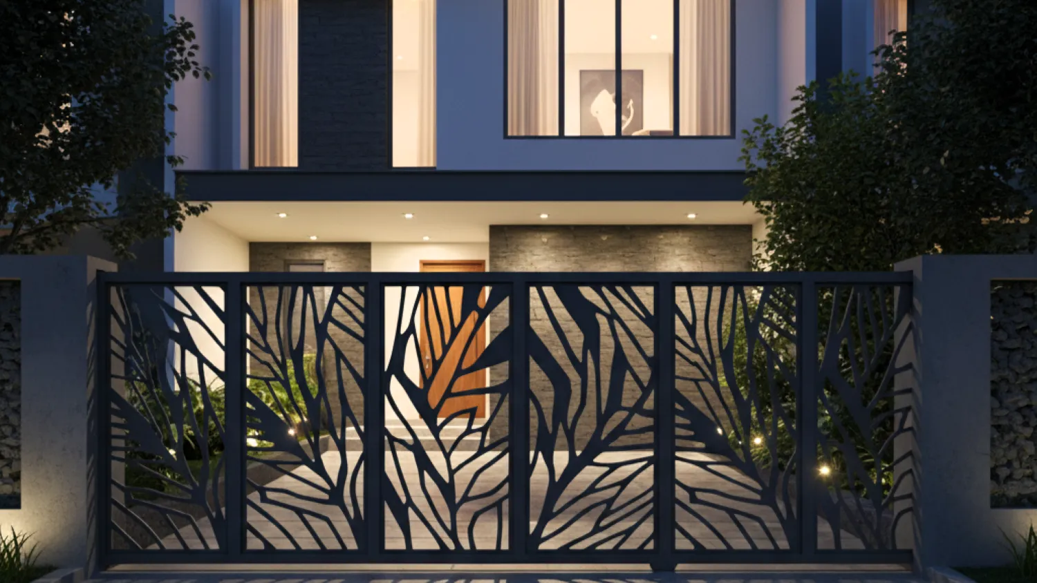 model pagar minimalis terbaru pengaruhi nilai rumah 10 PAGAR LASER CUTTING2