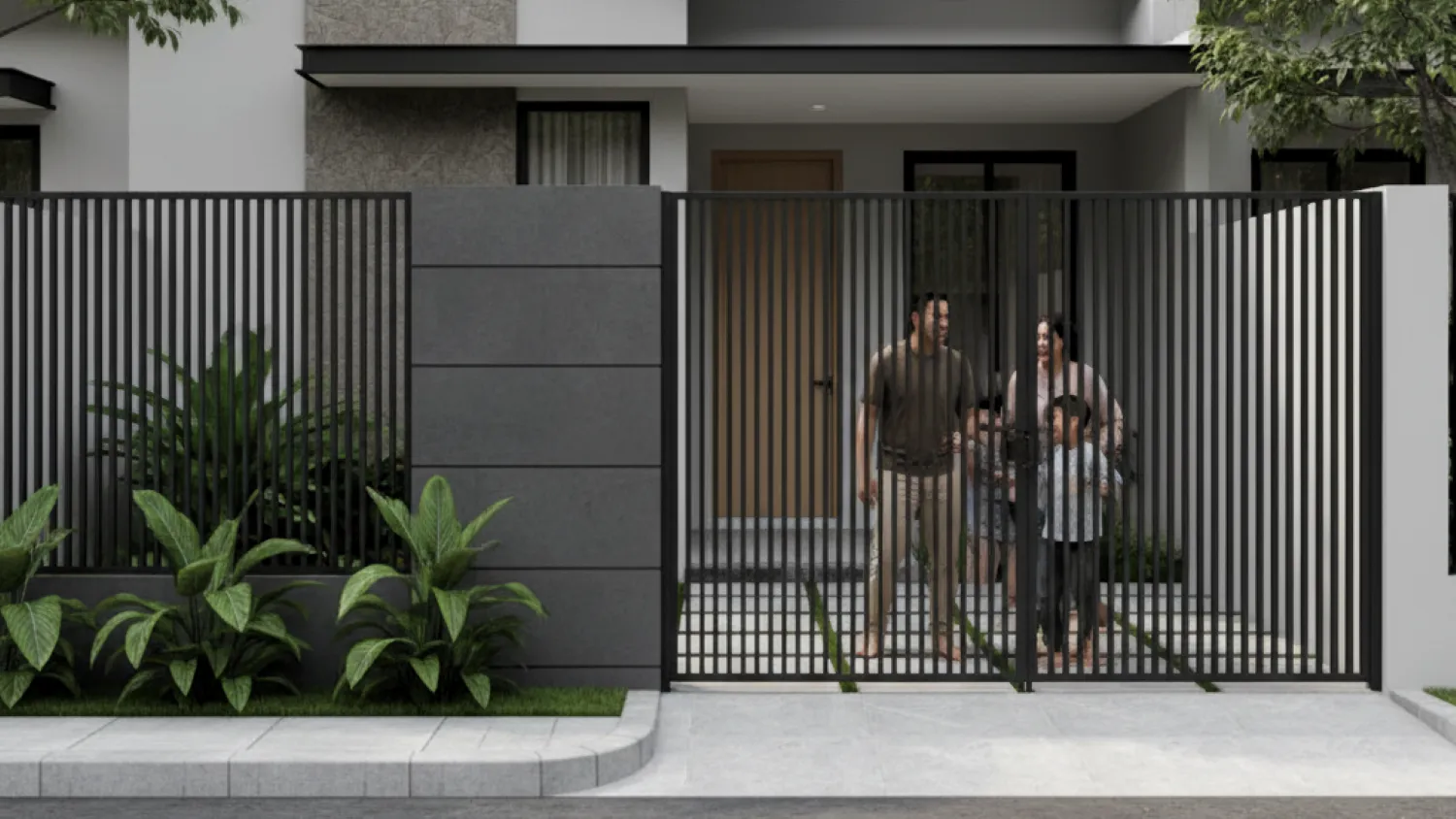 model pagar minimalis terbaru pengaruhi nilai rumah 21 privasi keamanan