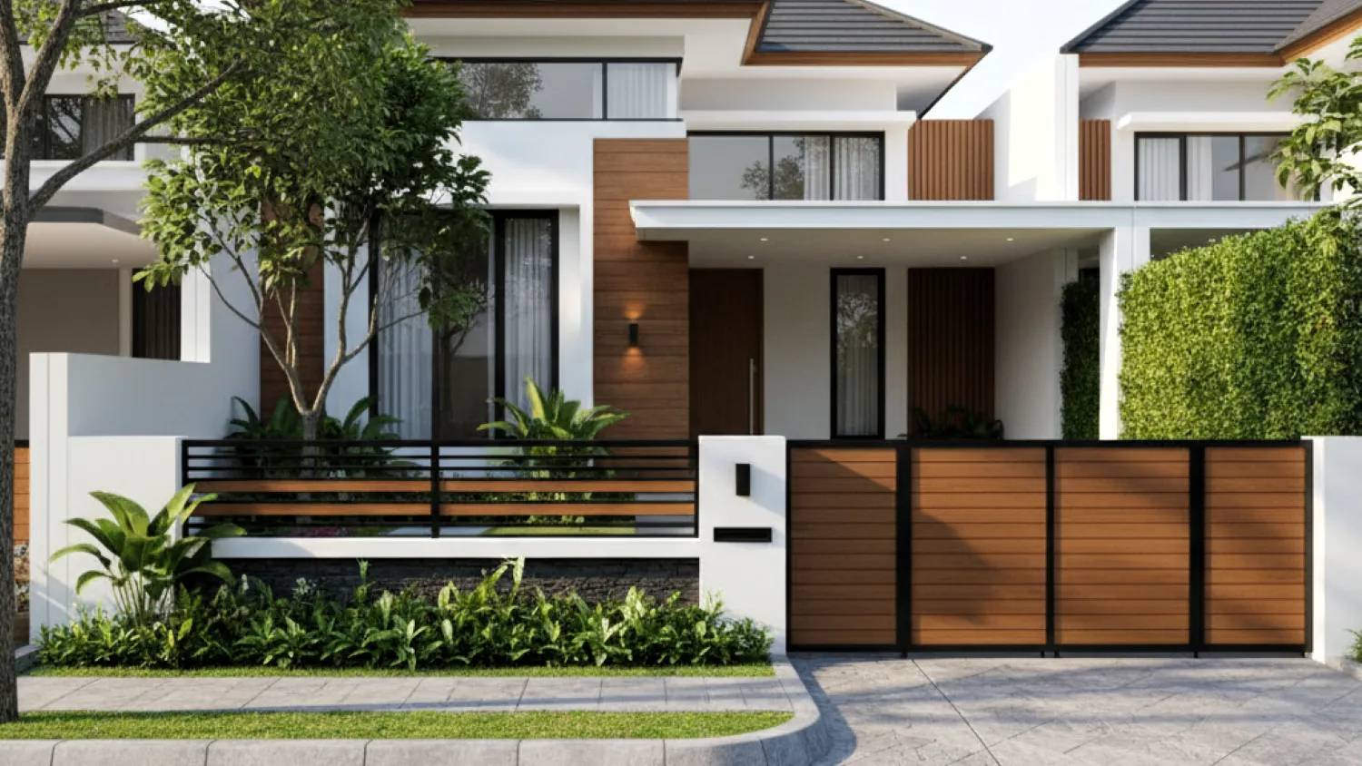 model pagar minimalis terbaru pengaruhi nilai rumah 23 peningkatan curb appeal