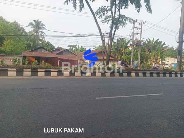 LAHAN STRATEGIS DI JL.MEDAN LUBUK PAKAM SELUAS 9 RIBU METER LEBIH, DEKAT DENGAN KOMPLEK KANTOR DPRD DAN KOMPLEK KANTOR BUPATI, DENGAN GERBANG TOL LUBUK PAKAM