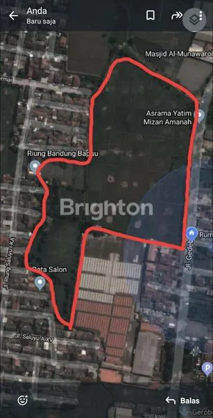 TANAH KAVLING STRATEGIS GEDE BAGE 35.000M²