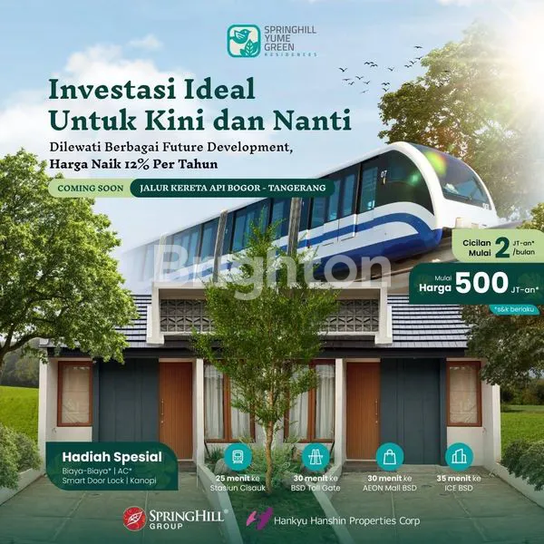 image RUMAH STRATEGIS NYAMAN DAN ASRI DI SPRINGHIIL YUME GREEN  (1)