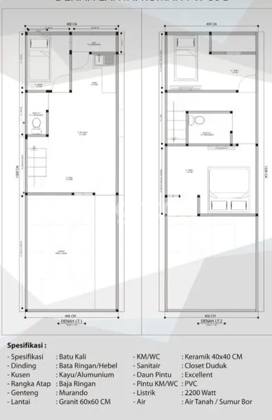image RUMAH MINIMALIS 2 LANTAI PALEM SEMI KARAWACI SIAP HUNI (4)