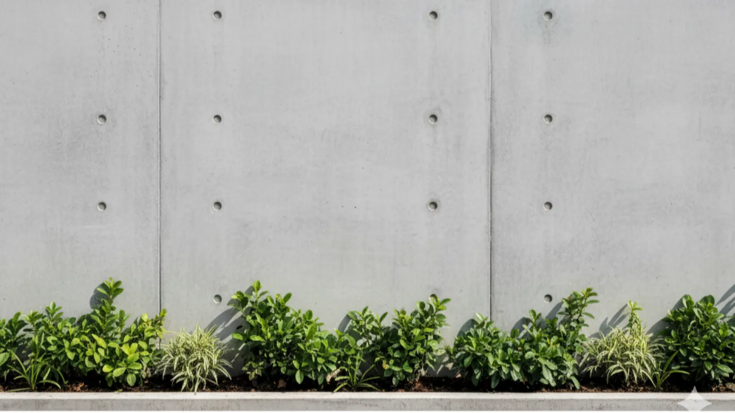 model pagar tembok minimalis tanpa besi 9 beton ekspos