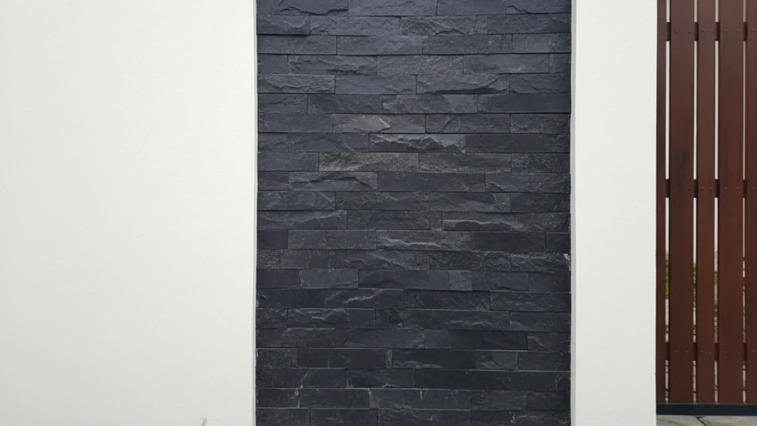 model pagar tembok minimalis tanpa besi 10 batu alam