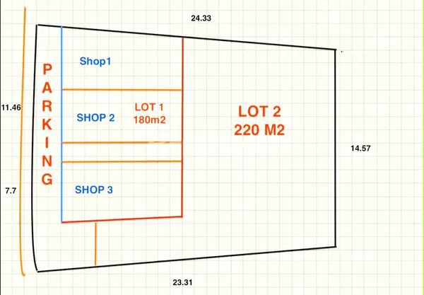 TANAH 220 M2 DI PERERENAN - AREA PREMIUM CANGGU - KUTA UTARA