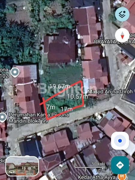 image TANAH LUAS 210M² DI PERUM KARYA PESONA MANDIRI (1)