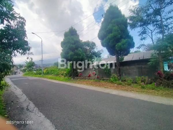 image TANAH LUAS 4.491 M² DI POROS JALAN RAYA SUMBER GONDO – LOKASI STRATEGIS + BONUS RUMAH  (1)