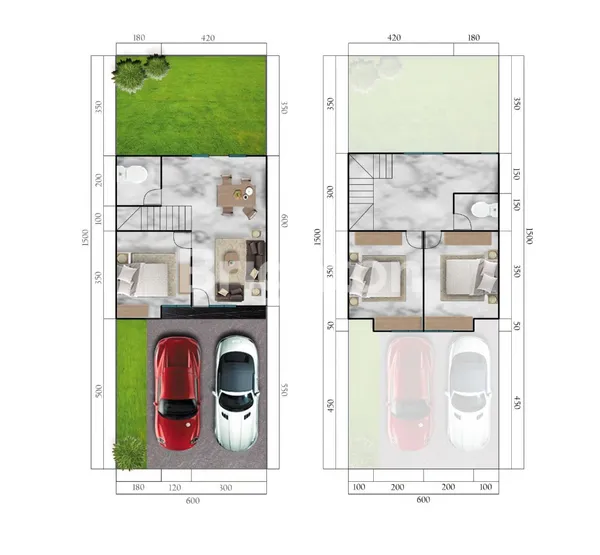 image RUMAH BARU MINIMALIS 2 LANTAI MURAH DI RUNGKUT 6X15 HANYA 1.3MAN (2)