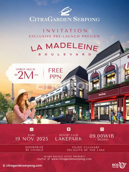 RUKO 2 LANTAI CITRA GARDEN SERPONG