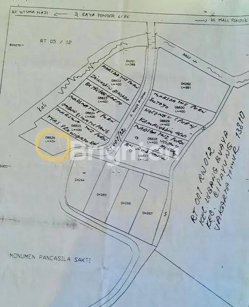 image TANAH KOSONG LOKASI STRATEGIS AKSES MUDAH DI LUBANG BUAYA JAKARTA TIMUR SHM (4)
