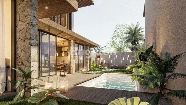 image HUNIAN TROPIS EKSKLUSIF DENGAN PRIVAT POOL 3 BEDROOM 2 LANTAI 500 METER DARI PANTAI KEDUNGU TABANAN BALI   (1)