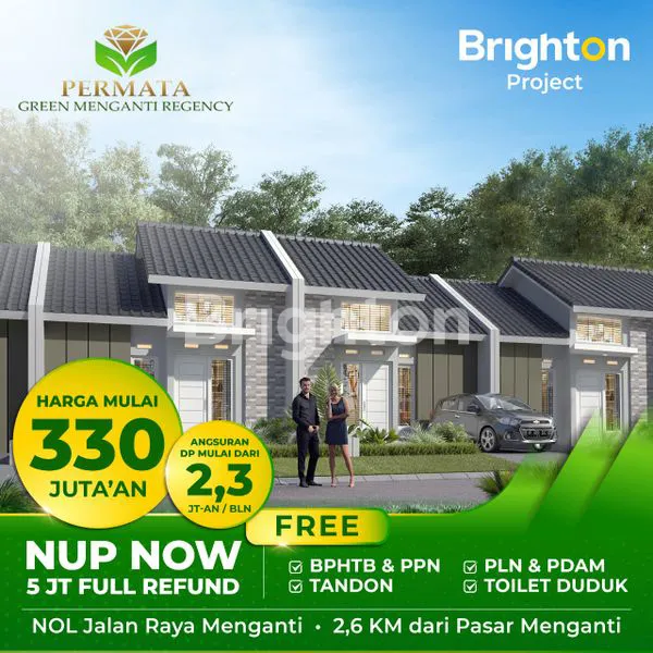 image MURAH, PERMATA GREEN MENGANTI HANYA 330 JUTA, FREE BPHTB-PPN DLL (1)