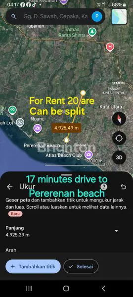 image LEASEHOLD LAND BETWEEN TUMBAKBAYUH AND CEPAKA IN BALI (6)