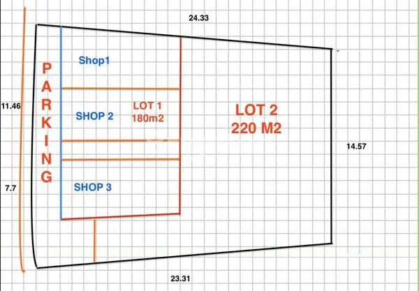 LAND FOR LEASE 2,2 ARE( PINK ZONA) PERERENAN