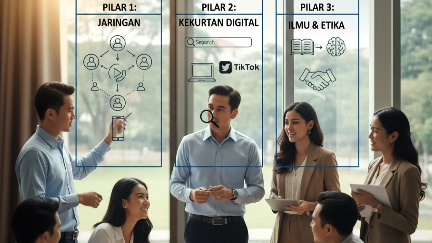 strategi bisnis agen properti modal minim 3 tiga pilar