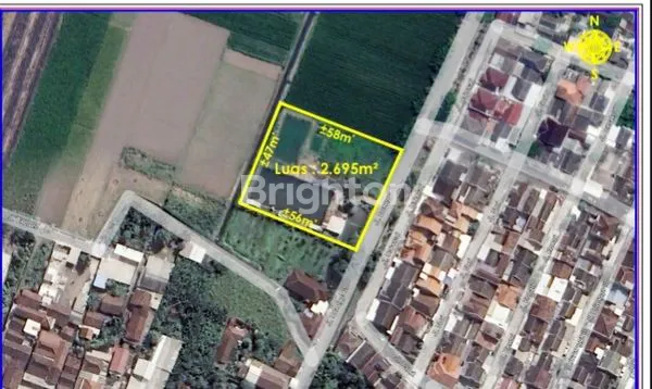 image TANAH DIAREA STRATEGIS DI JALAN ERLANGGA GAMPINGREJO DIAREA PERUMAHAN KEDIRI (1)