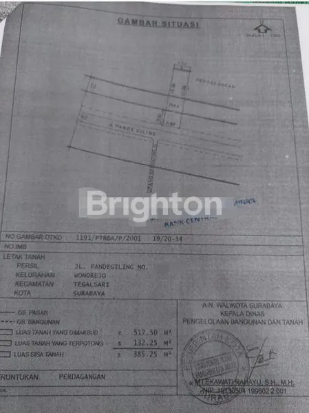 image RUMAH 2LT BESAR BISA UNTUK USAHA NOL JALAN RAYA PANDEGILING SURABAYA (2)