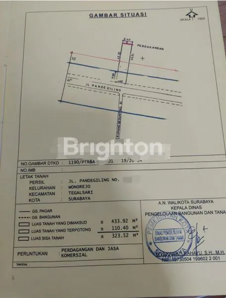 image RUMAH 2LT BESAR LUAS BISA UNTUK USAHA NOL JLN RAYA PANDEGILING SURABAYA (2)