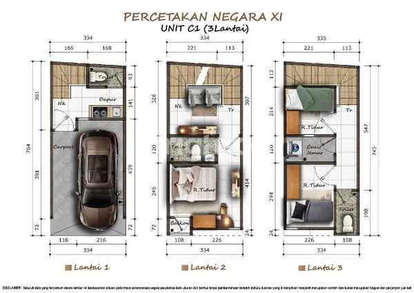 image DIJUAL RUMAH BANGUNAN BARU MINIMALIS 2 LANTAI   HUNIAN SANGAT MURAH  DI TENGAH KOTA JAKARTA LOKASI DI JALAN PERCETAKAN NEGARA (3)
