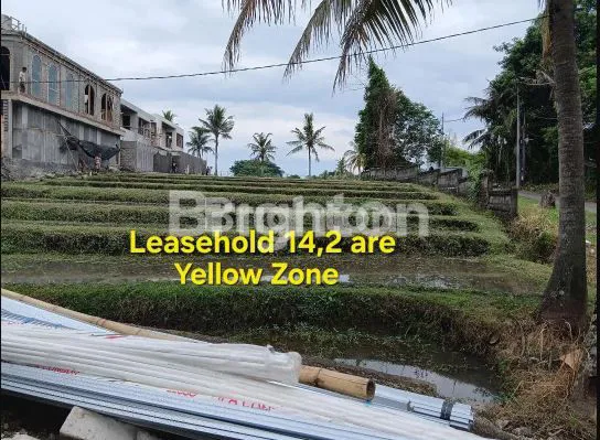 LAND FOR RENT IN PACUNG TABANAN BALI . 7 MINUTES DRIVE TO KEDUNGU BEACH .