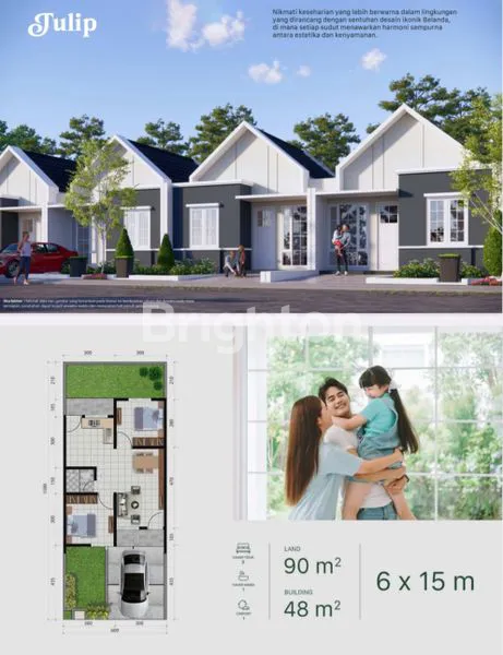image RUMAH SURYAMAS LIANDRA, LT 90M², 2KT (2)