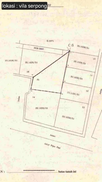 image TANAH DI KAWASAN VILLA SERPONG, TANGERANG SELATAN (2)