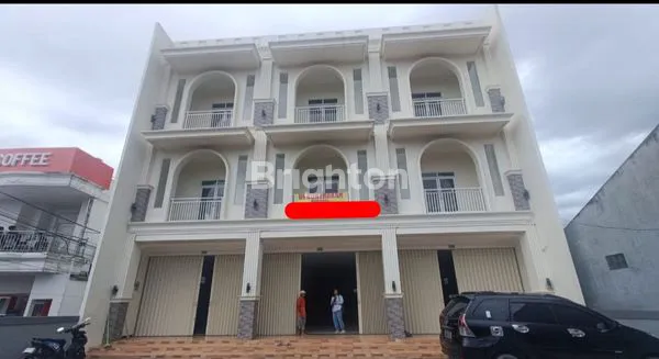 RUKO 3 LANTAI BARU, LOKASI STRATEGIS DI JL BUNG TOMO