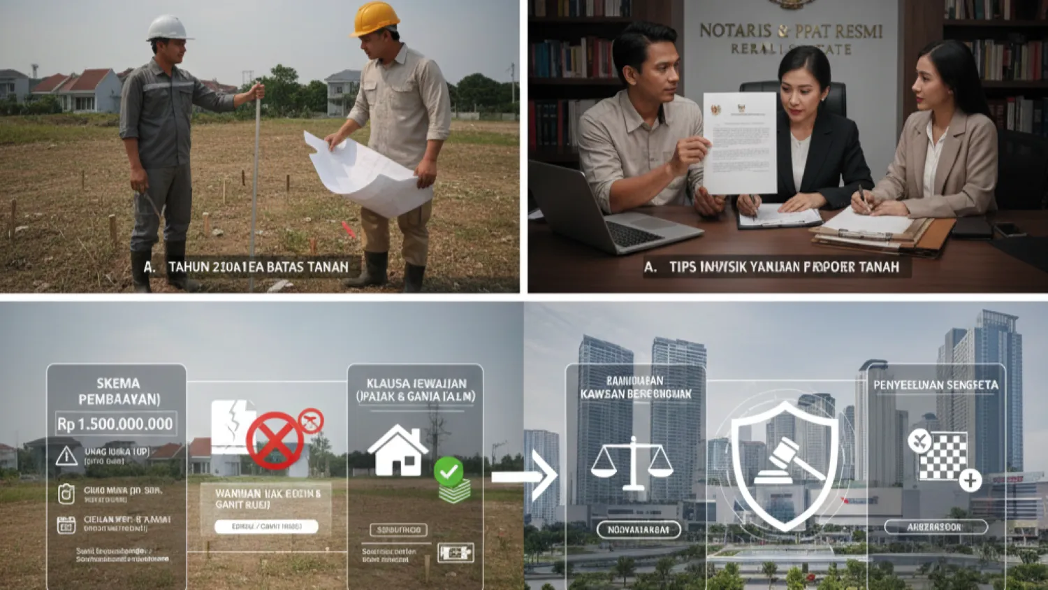 panduan contoh surat jual beli tanah legal 8 harga skema pembayaran