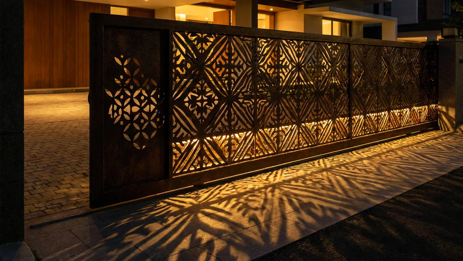 model pagar besi bagus estetika keamanan 14 pagar laser cut