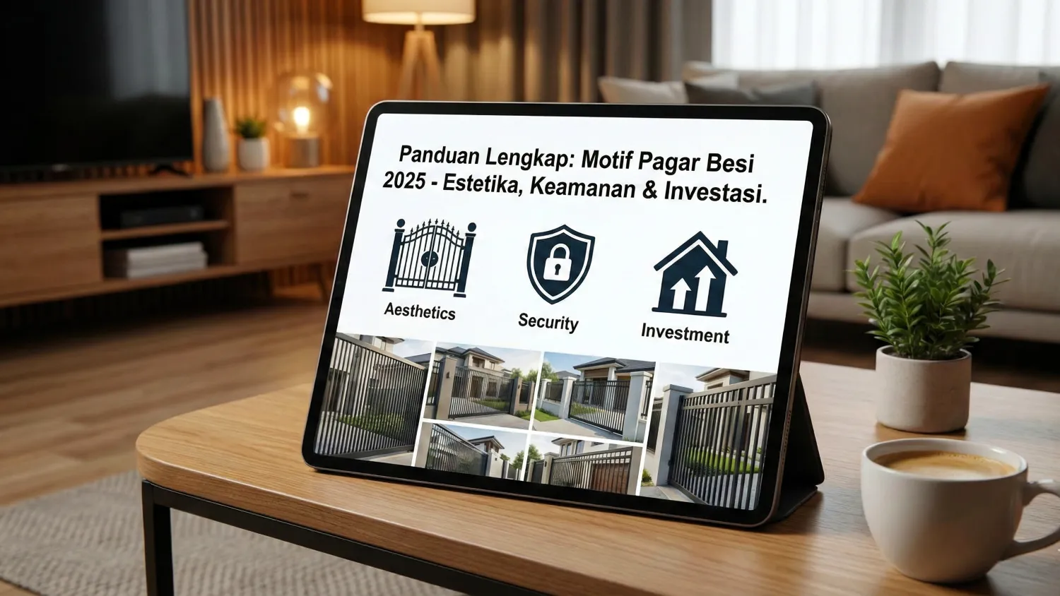 motif pagar besi terbaru estetika rumah 13