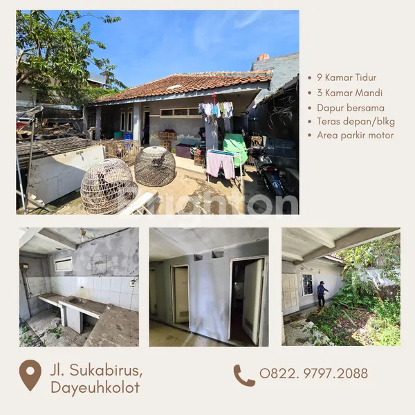 KOST 9 KAMAR SHM DEKAT TELKOM UNIVERSITY, LAHAN LUAS 280M²