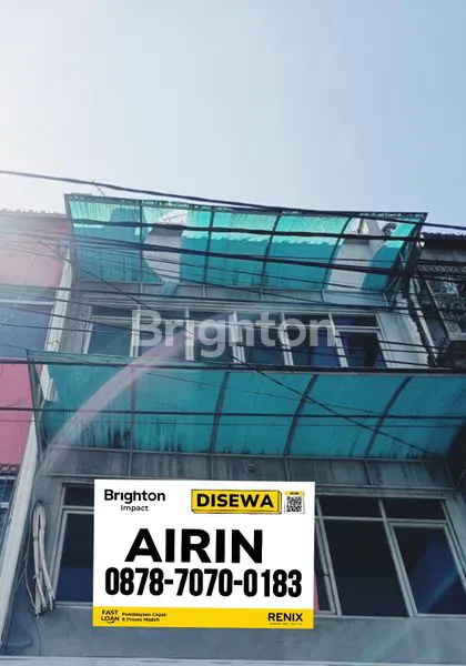 RUKO SEWA DI JALAN LAUTZE, JAKARTA PUSAT