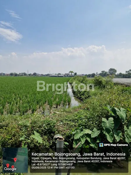 TANAH SAWAH STRATEGIS 6,4 HEKTAR DI CIPAGALO