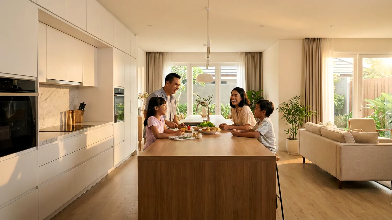 model kitchen set minimalis untuk rumah dan apartemen 2