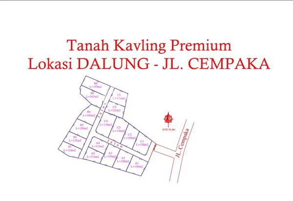 image DDIJUAL TANAH KAPLING DI DALUNG 650 JUTA PER ARE (1)