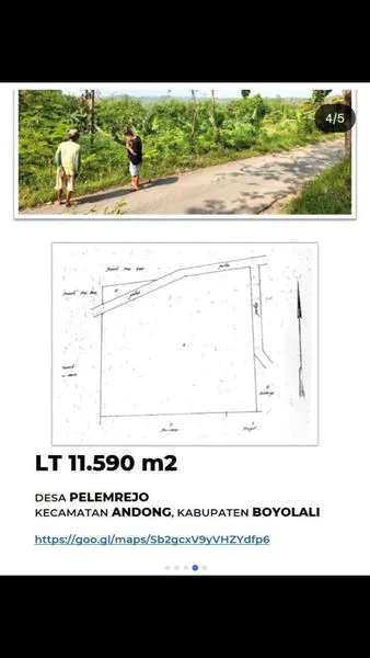 image BOYOLALI - TANAH PERKEBUNAN – PELEMREJO - ANDONG - BOYOLALI - JAWA TENGAH (2)