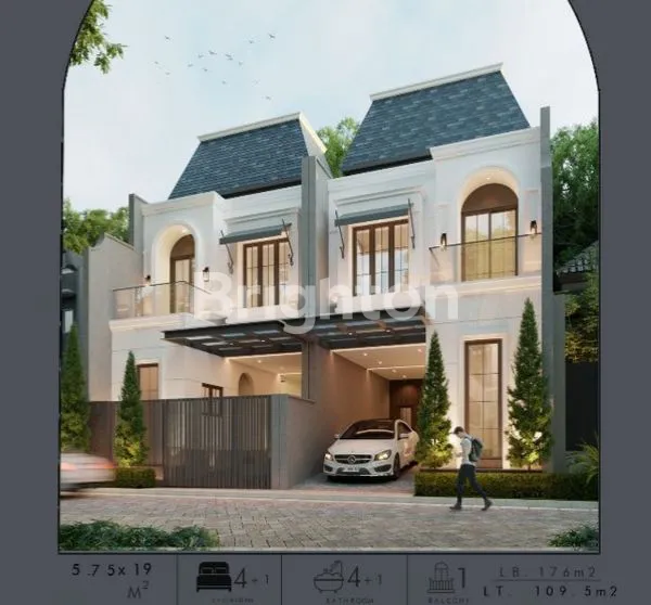 image RUMAH MEWAH 4+1 KT DI MANYAR INDAH (1)