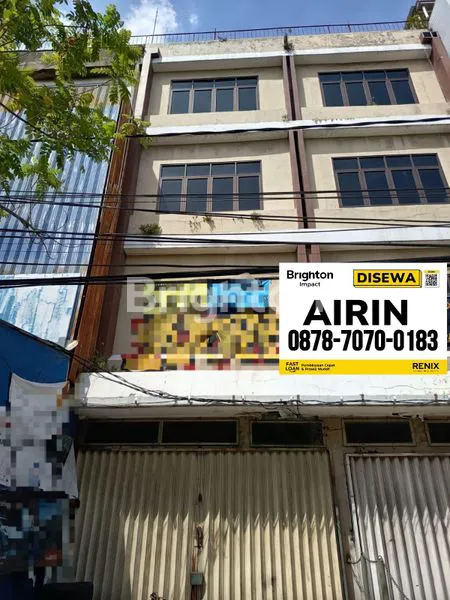 RUKO SEWA 3 LANTAI DI SAWAH BESAR, JAKARTA PUSAT