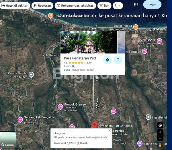 image LAHAN 1500M² SHM, DEKAT WISATA NUSA PENIDA (6)