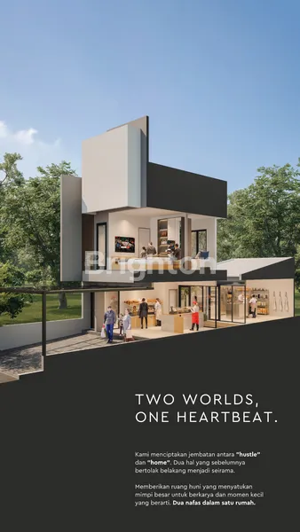 image JUAL RUMAH USAHA PERTAMA DI AMESTA LIVING SURABAYA - VERGE SPACE (2)