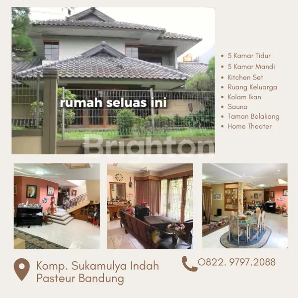 RUMAH 5 KT LT 725 LB 650, SUKAMULYA, DEKAT TOL PASTEUR