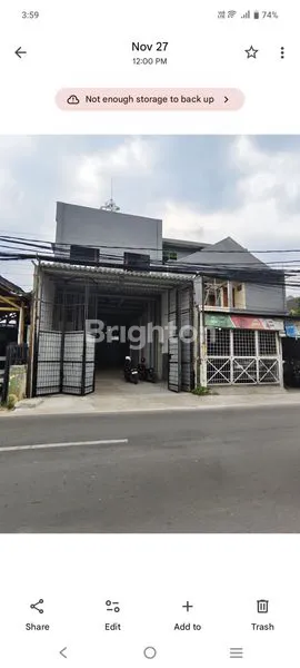 GUDANG PREMIUM 600M² BINTARA 1, DEKAT TOL, SIAP PAKAI