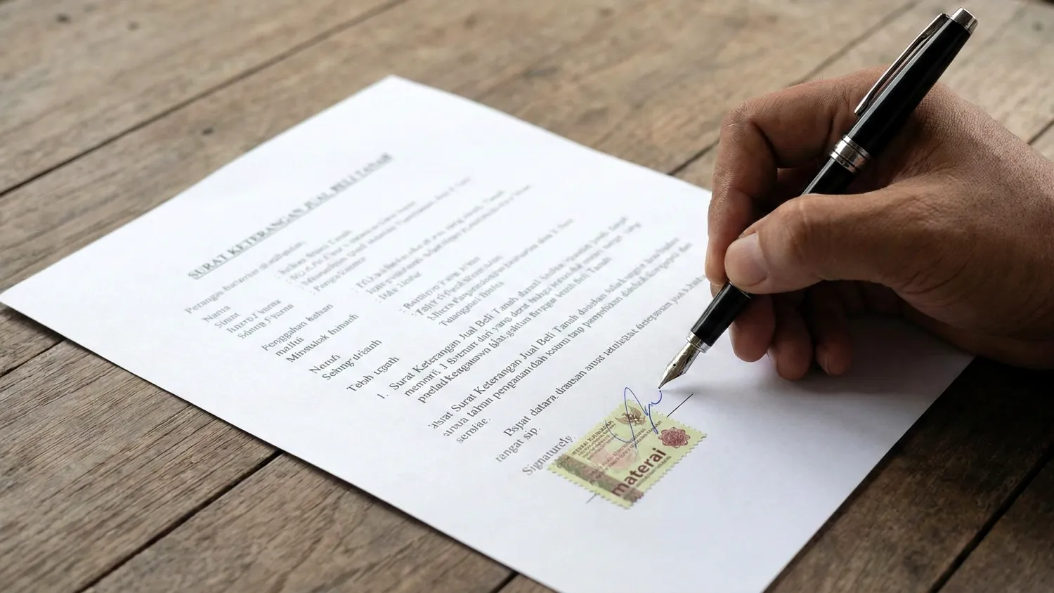 panduan surat keterangan jual beli tanah 1 3